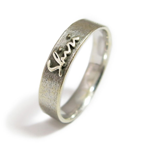 Custom Name Ring For Men - Custom Men's Jewelry