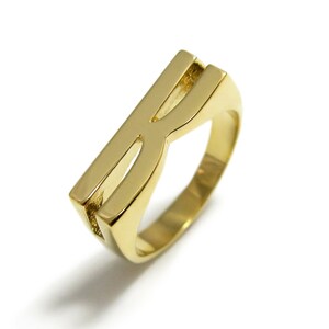 Gold Initial Jewelry, Custom Gold Ring, Personalized Gold Ring, Gold ...