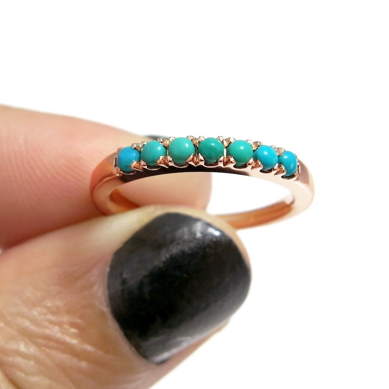 5 Turq Stacker Ring