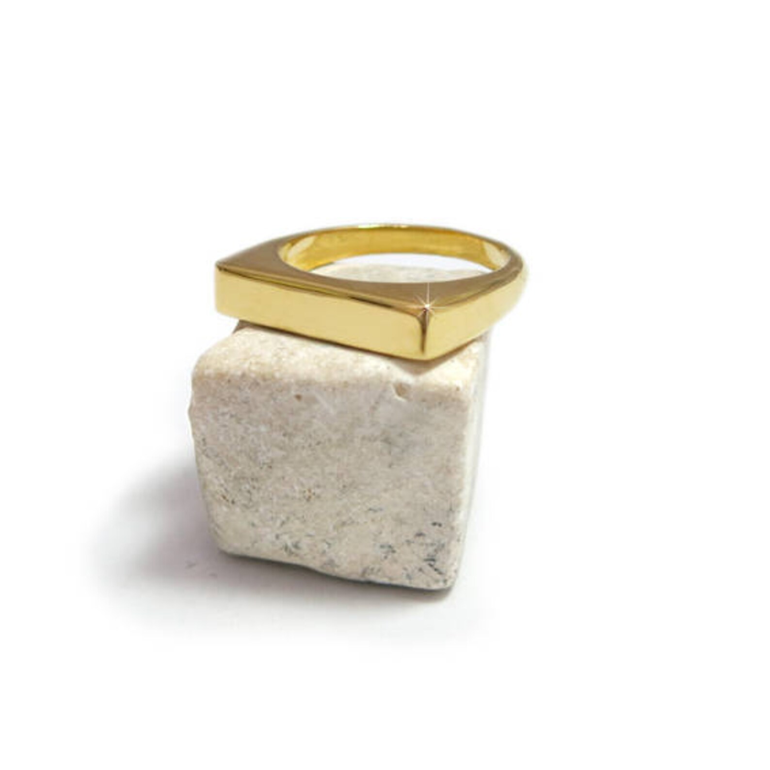 Custom Gold Ring Gold Initial Jewelry Personalized Gold Etsy