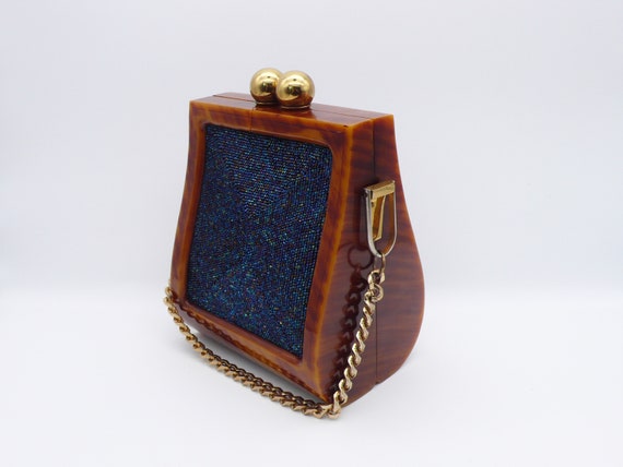 1940s Bakelite Beaded Handbag