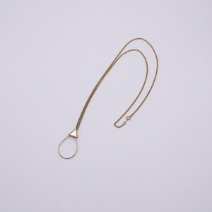 Vintage Gold Tone hanger ketting