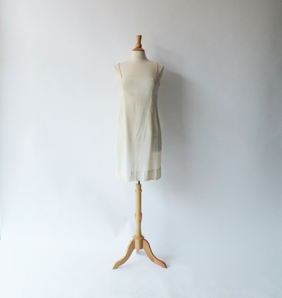 1960s Elizabeth Arden White Slip Dress - image 2
