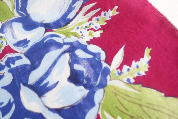 Vintage Floral Handkerchief - image 4