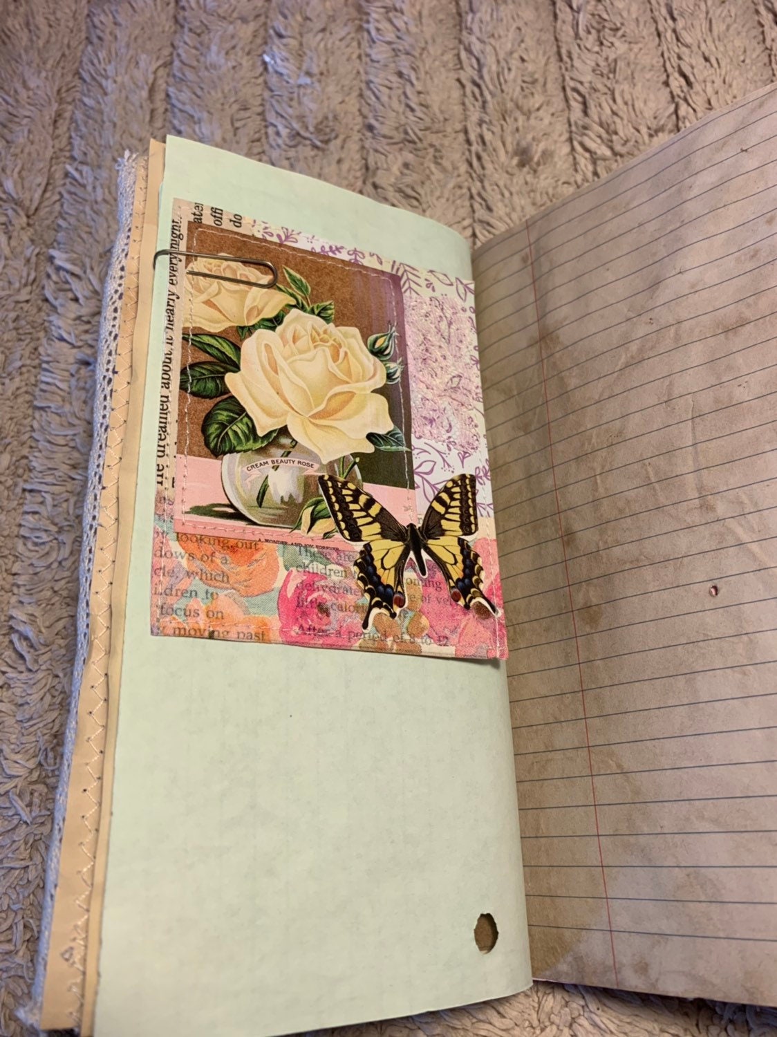 Handmade Junk Journal Traveler's Notebook Diary Prayer | Etsy