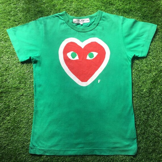 comme des garcons green shirt