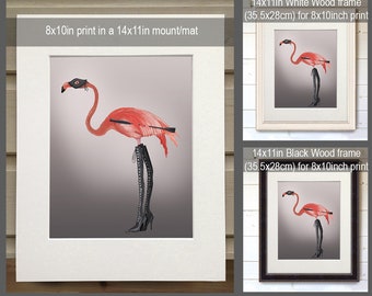 skeleton Shrink pin Pink Flamingo Print in Kinky Boots Flamingo Wall Art - Etsy