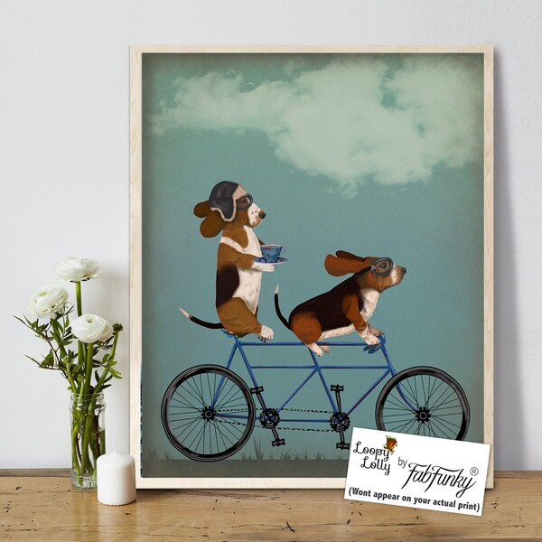 Basset Hound Bike Bicycle T-Shirt
