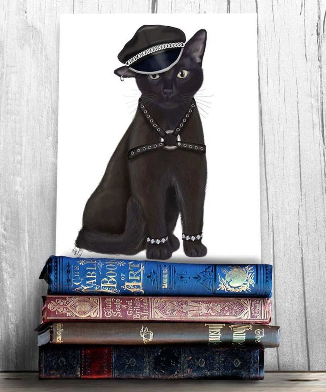 原画 猫 黒猫 ダークファンタジー ホラー アート 絵画 画家 ハンドメイド 夢の子猫 - 水彩画ファンタジー黒猫プリント - Etsy 日本
