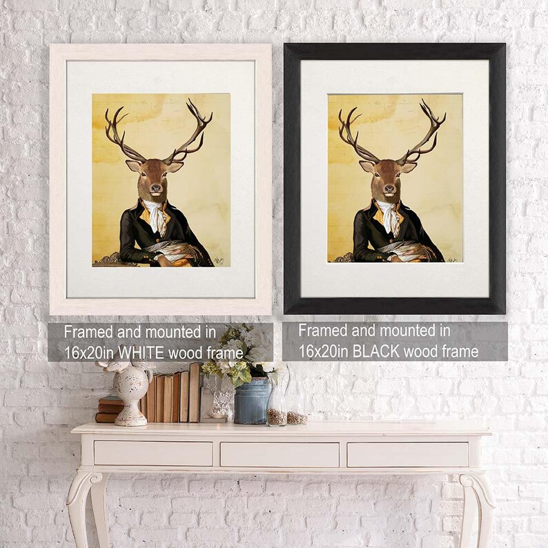 Large canvas art prints on canvas Large wall decor Deer and Etsy