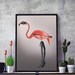 BDSM gift Kinky Boots - Pink Flamingo print flamingo wall art funny flamingo funny gift for friend dorm room decor unique gift for friend 