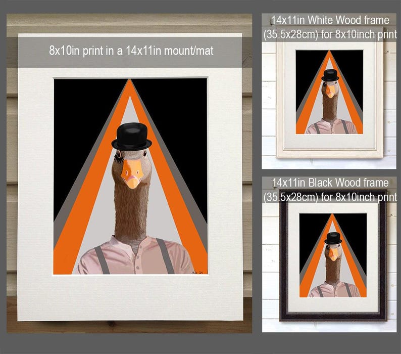 Gås digitaltryck bild 2