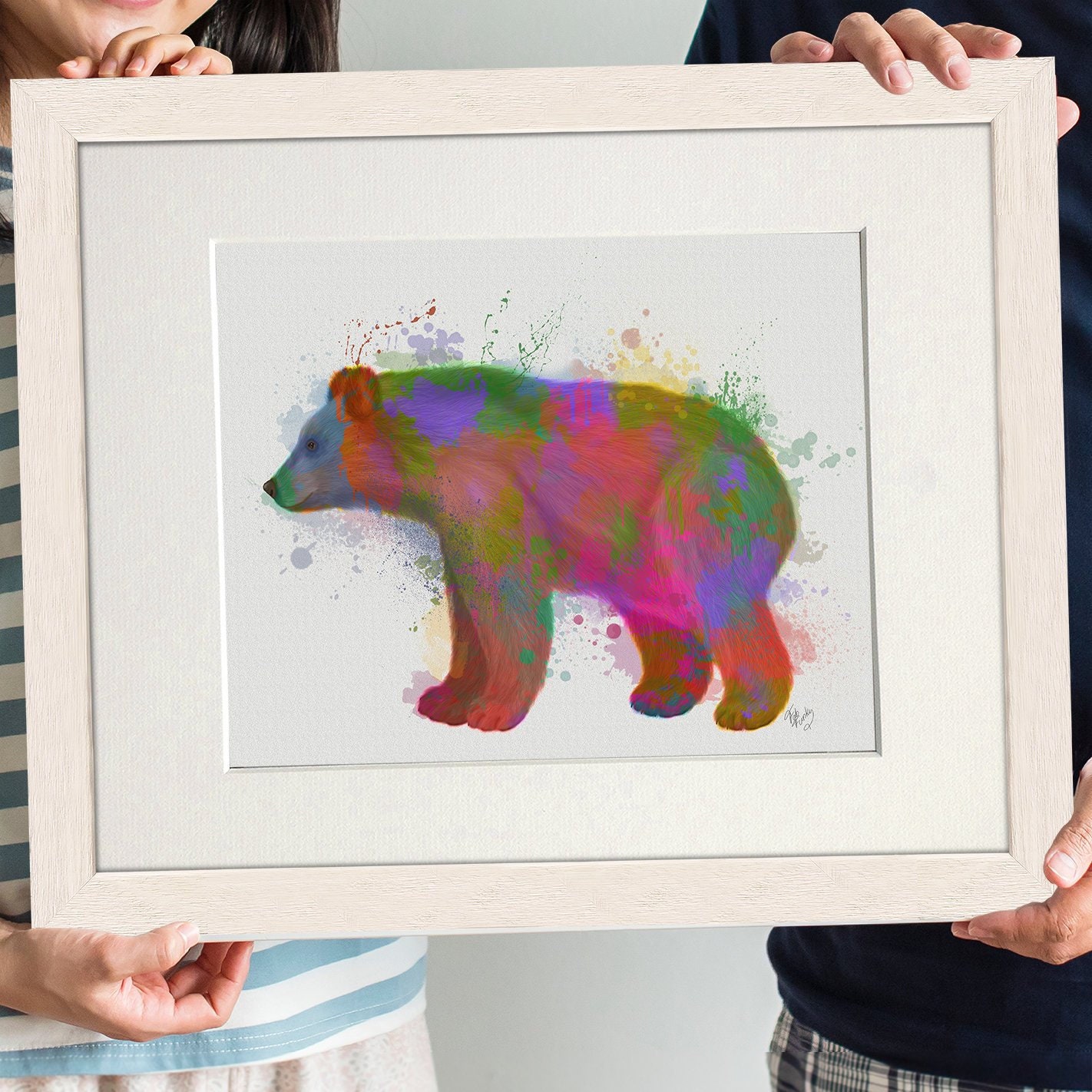11x14 animal decor print gift squirrel wine wall decor colorful animal art