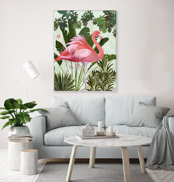 Hot Tropical Flamingo I