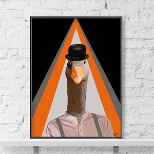 Gås digitaltryck bild 1