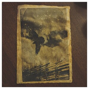 Follow The Crows - A4 PRINT