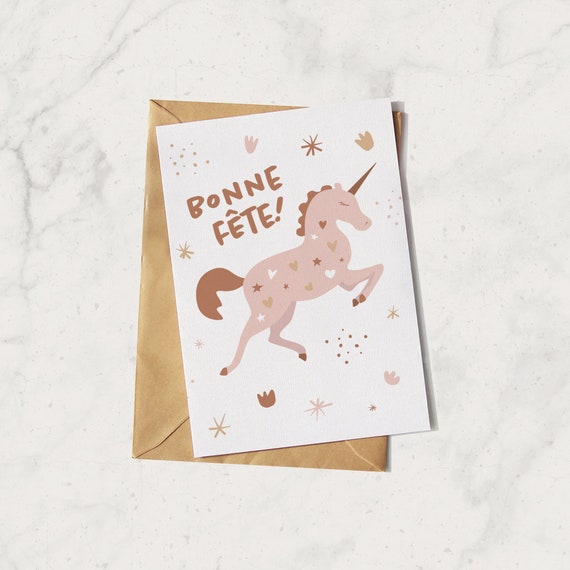 Greeting card - Proud Unicorn