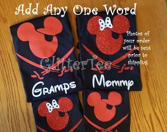 Custom Disney Pirate Family Shirts, Matching Vacation Tees