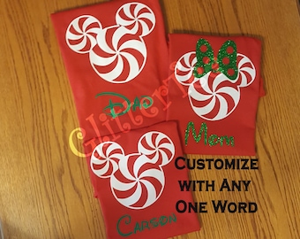 Disney Christmas Shirts/Disney Matching Shirts/Disney Family Shirts/Christmas Disney Shirts/Disney Shirts/Mickey Minnie Mouse Inspired
