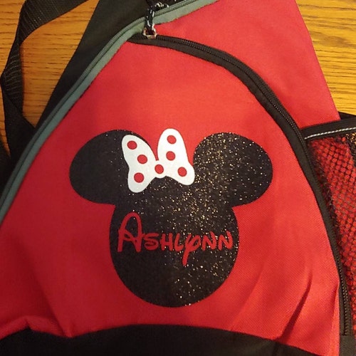 Disney Backpack With Custom Name/disney Autograph Bag With Etsy