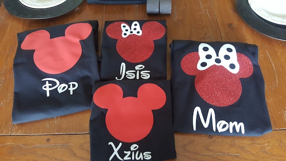Disney Family Shirts/Disney Matching Shirts/Disney Vacation Shirts/Disney Tee Shirts/Custom Disney Shirts/Mickey Mouse/Minnie Mouse Inspired