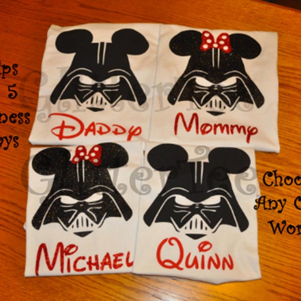 Disney Star Wars Family Shirts, Galaxy's Edge Matching Tees