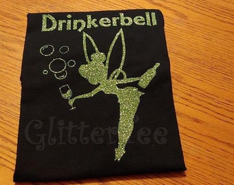 Drinkerbell Disney World Shirt / Epcot Drinking Shirt/Epoct Food and Wine Festival Shirt/Epcot Drinking Tee Shirt/ Disney Drinking Shirt