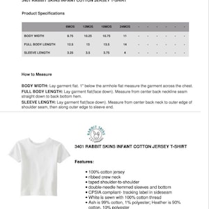 K&ouml;nnte beinhalten: Wei&szlig;es Baby-T-Shirt aus Baumwolljersey mit geripptem Rundhalsausschnitt und geklebten Schultern&auml;hten. Das T-Shirt besteht aus 100 % Baumwolljersey und verf&uuml;gt &uuml;ber doppelt gen&auml;hte &Auml;rmelb&uuml;ndchen und einen Saum. Das T-Shirt ist CPSIA-konform mit einem Tracking-Etikett in der Seitennaht. Das T-Shirt ist in den Gr&ouml;&szlig;en 6 Monate, 12 Monate, 18 Monate und 24 Monate erh&auml;ltlich.