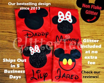 Custom Disney Family Matching Vacation Tee Shirts: Disney inspired matching group shirts