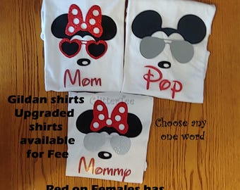 Disney Aviator Shirts/Disney Matching Shirts/Disney Vacation Shirts/Disney Tee Shirts/ Matching Disney Family Shirts/Disney Vacation Shirts