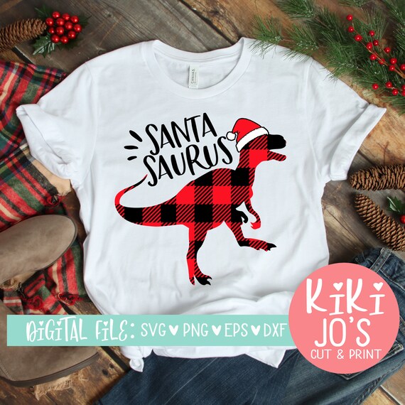 Download Free Santa Saurus Svg Christmas Svg Dinosaur Svg Boys Svg Png Etsy SVG DXF Cut File