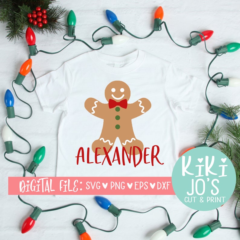 Download Christmas Cut File Gingerbread Man Svg Christmas Cookie Design Silhouette File Boy Gingerbread Christmas Svg Boy