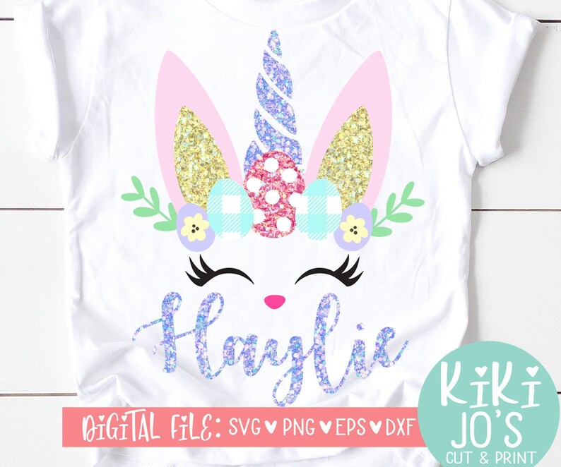 Download Easter Bunny Unicorn Svg Easter Svg Girl S Easter Etsy