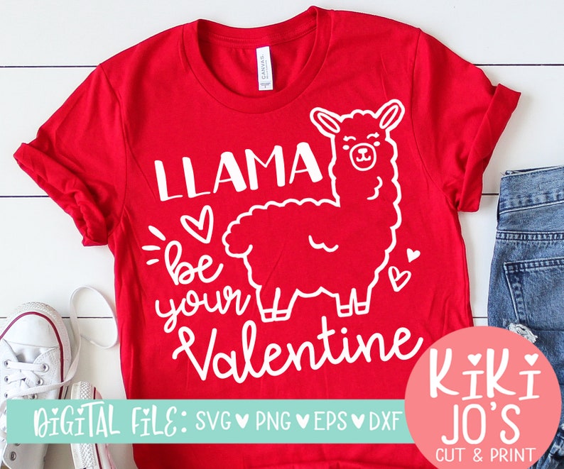 Download Llama be your Valentine svg valentines svg Valentine's | Etsy