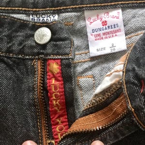 Vintage Lucky Brand Dark Denim Jeans: Y2K Retro Fashion, Size 2
