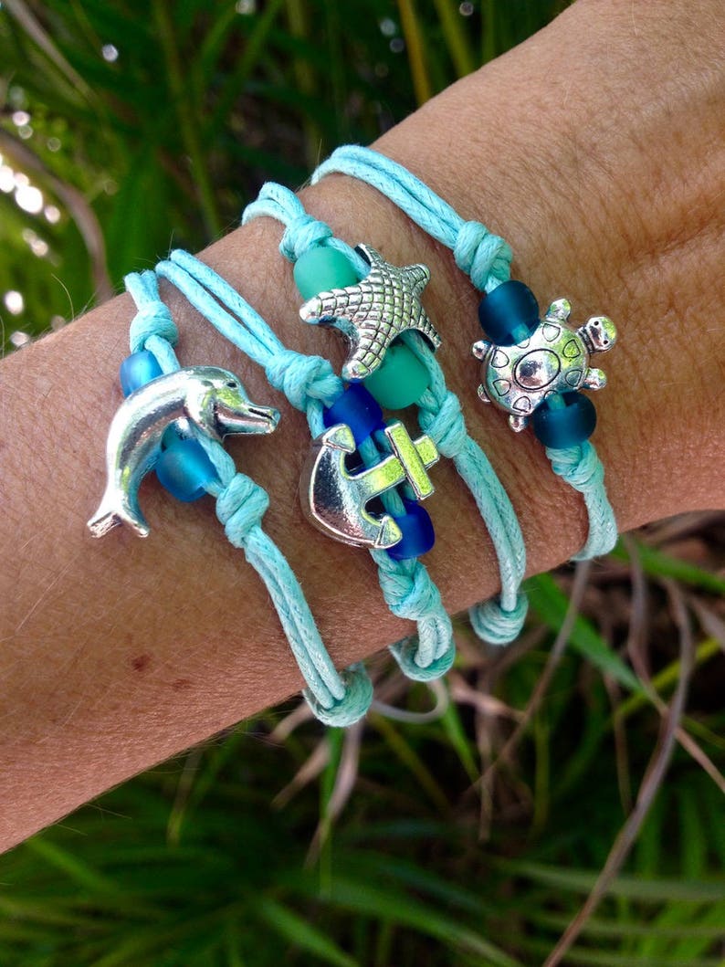 4 Beach bracelets 4 friendship bracelets gift for girls Etsy