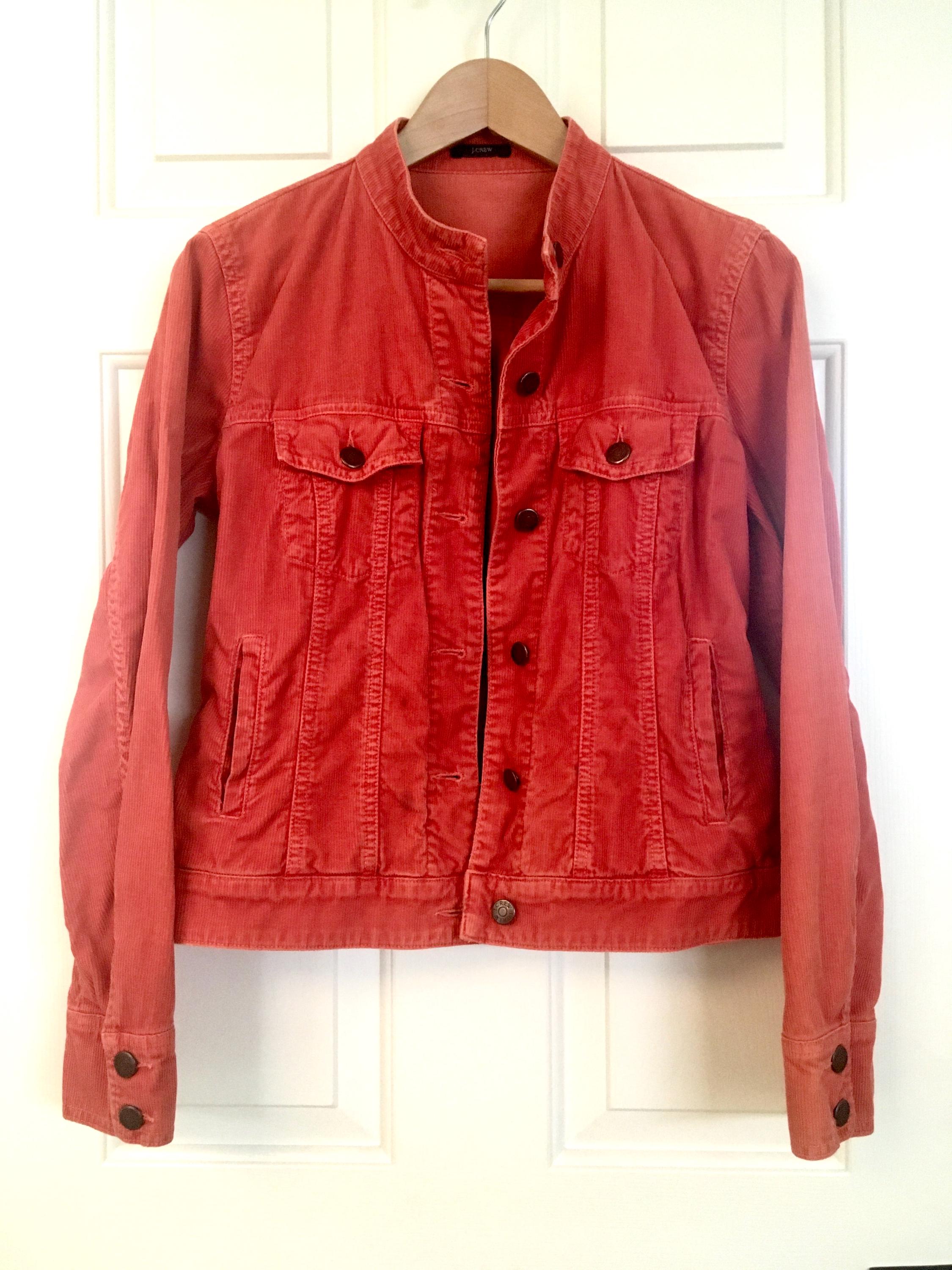 J.CREW 90s デトロイト ジャケット ピンク　単丈　古着　春物 J.CREW 90s デトロイト ジャケット ピンク 単丈 古着 春物 J