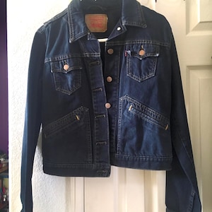 Levi&#39;s Jacket 70&#39;s Vintage Denim Jacket Red Tag Levi&#39;s Jean Jacket Vintage Women&#39;s Clothing 1970s  Levi Jean Jacket Small FREE SHIPPING