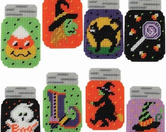 Halloween Mason Jar Magnets