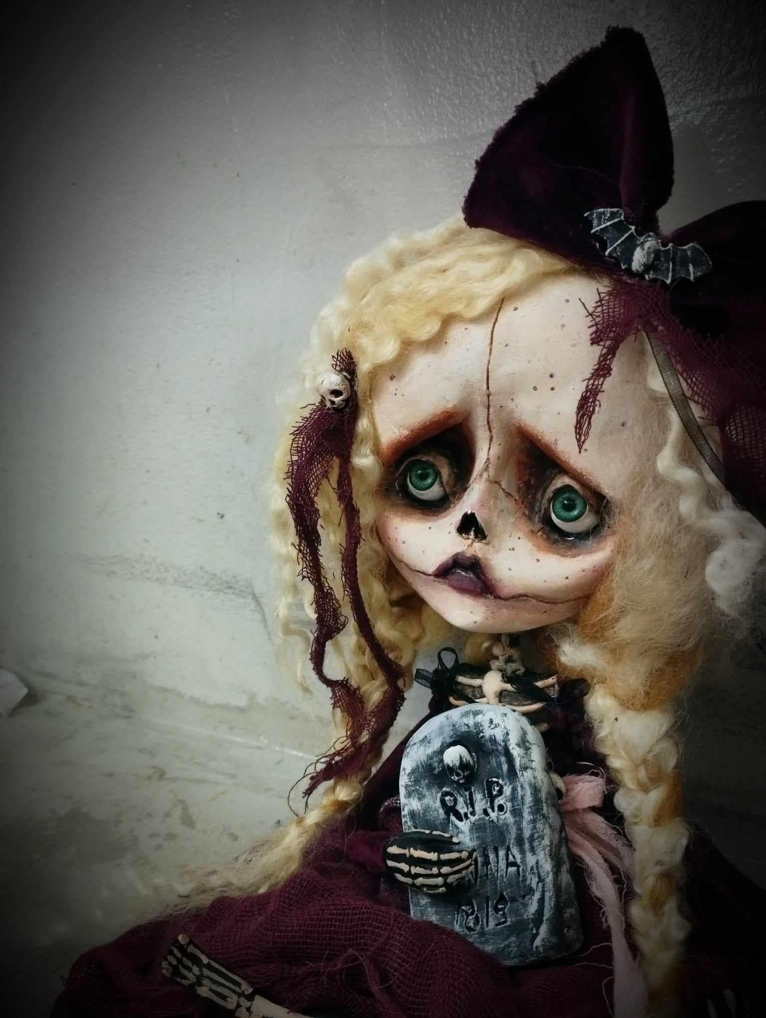 Creepy doll art 2025
