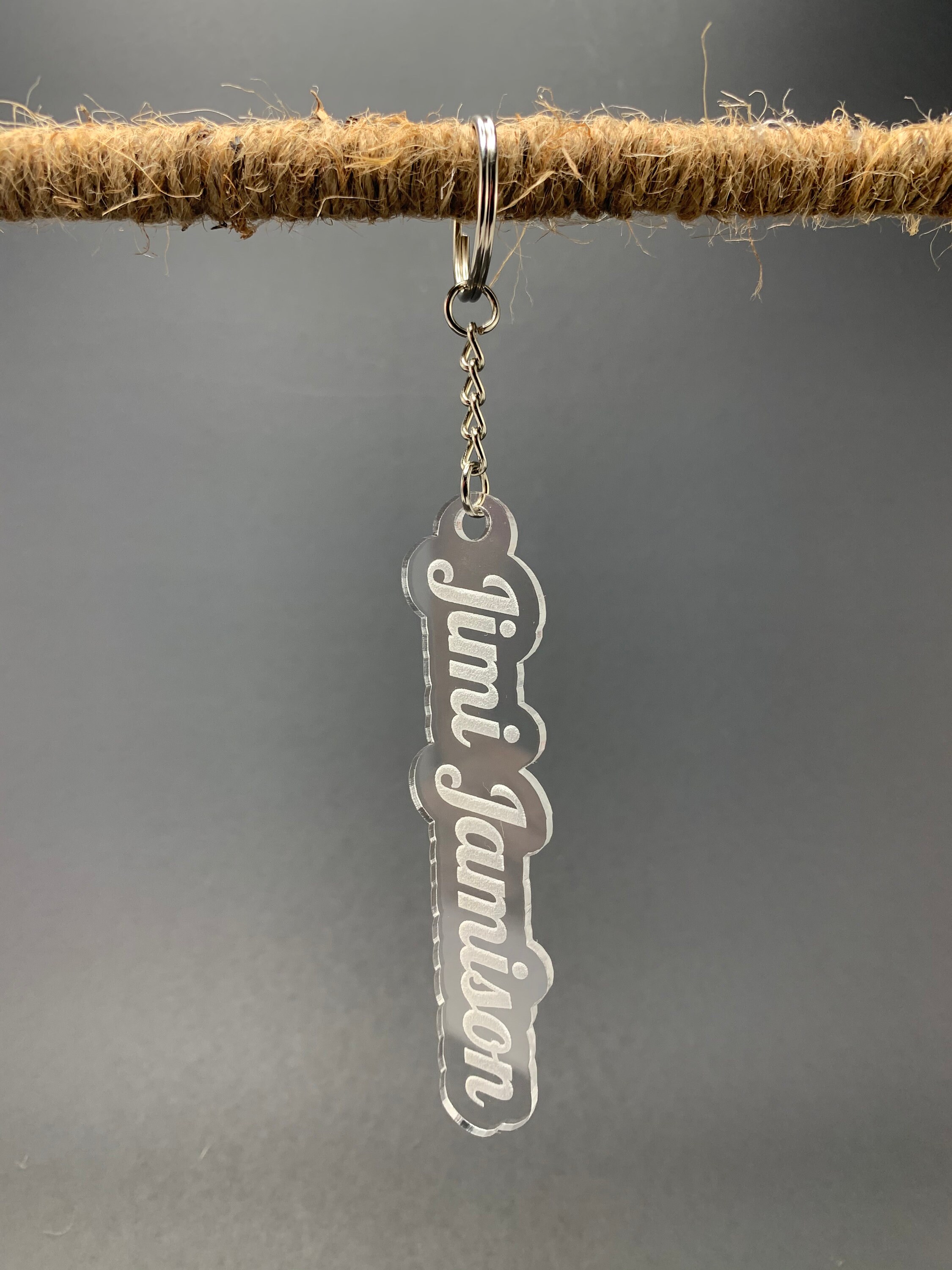 Customize Keychain Acrylic with Name/Logo/Design Double Sided