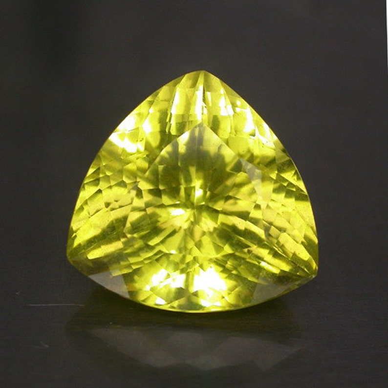Genuine Stone Yellow Lemon Quartz 28.36 ct. Etsy