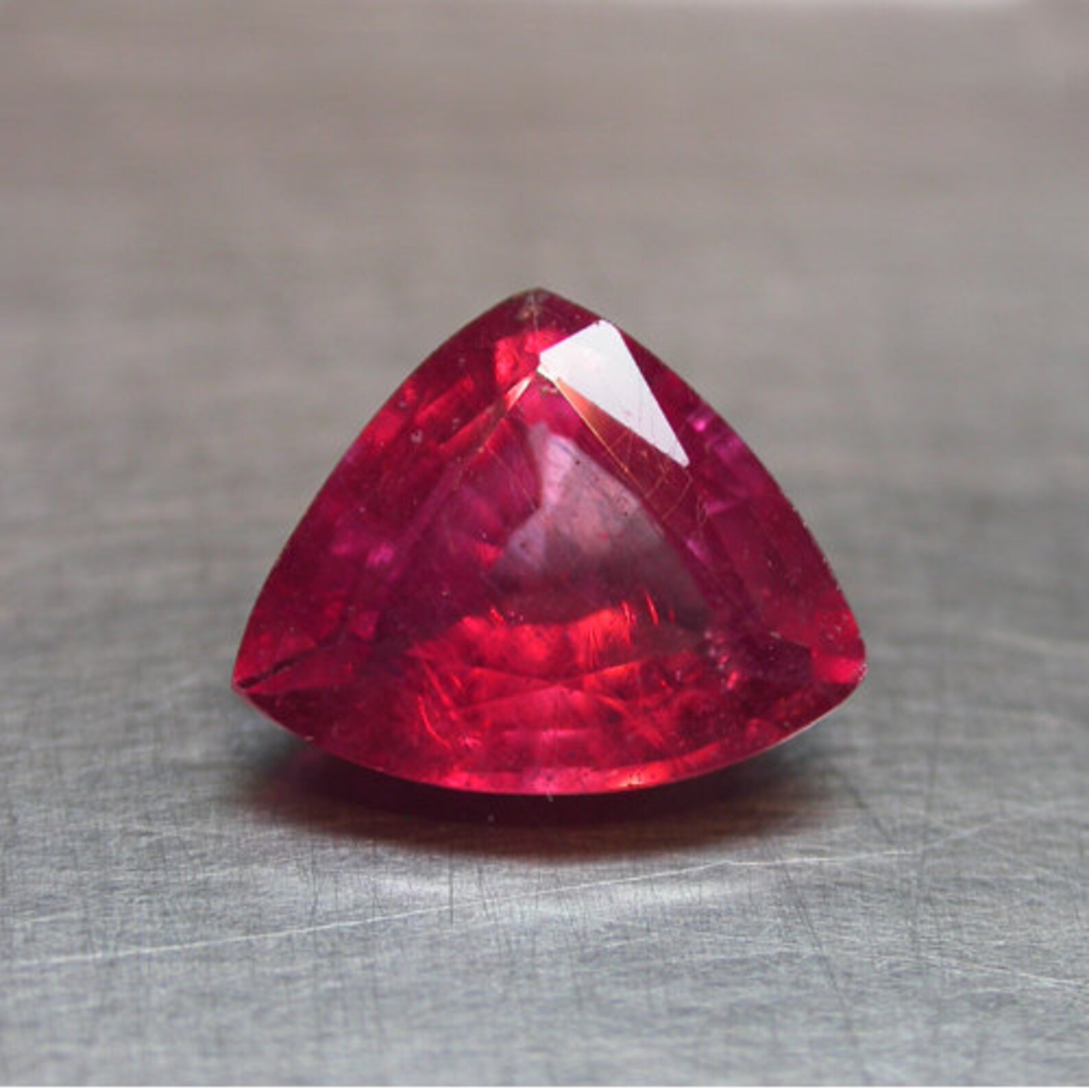 Natural Red Genuine Stone Ruby Very Red 4.25 Ct. Etsy