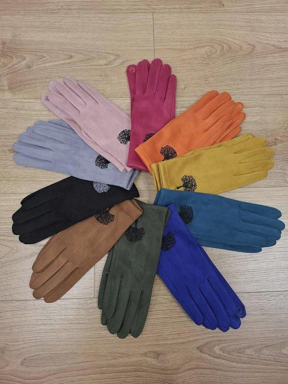 Eco Friendly Gloves, Tree of Life Gloves, Touch Screen Gloves