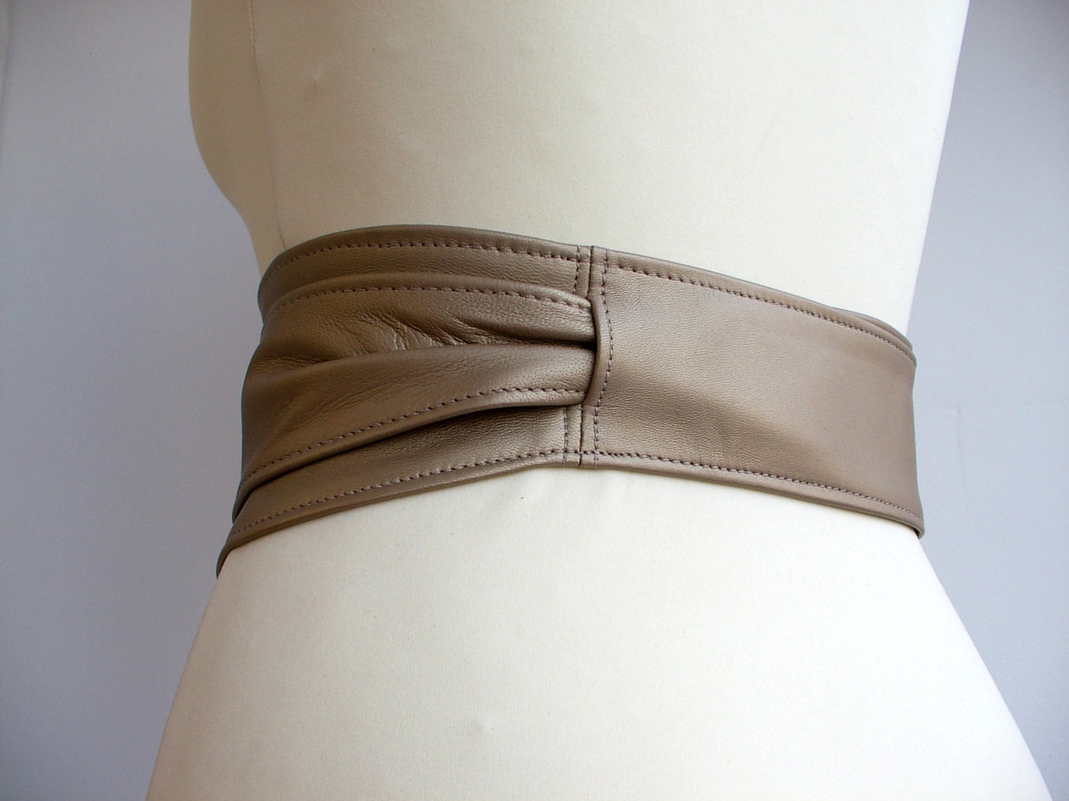 White Obi Belts Real Leather Obi Belt White Tie Belts White Etsy