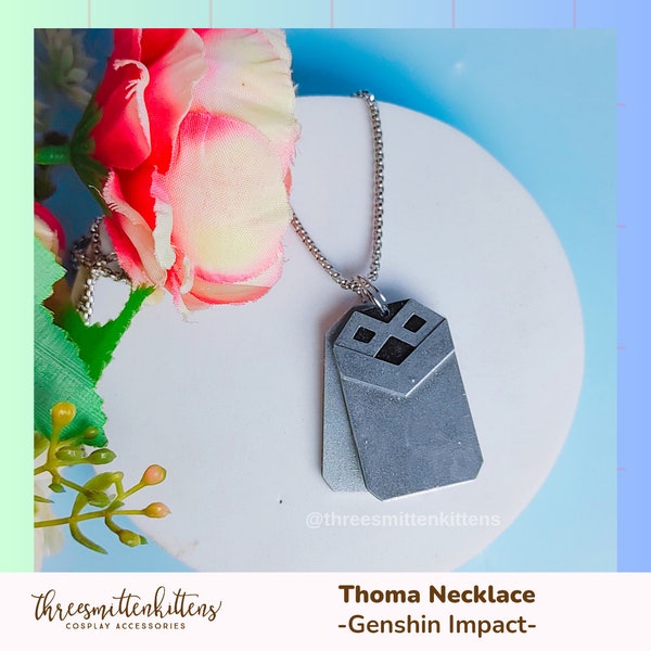 Genshin Impact Thoma Cosplay Necklace