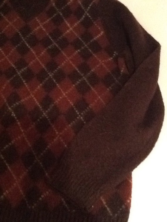 Womans argyle sweater