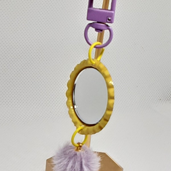 Mirror Keychain Unique fun Accessories Gifts for Her