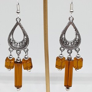 Brown Chandelier Earrings  Christmas  birthday  mother&#39;s day