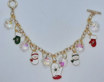 Christmas Charm Bracelet fun jewelry Christmas jewelry gifts for her